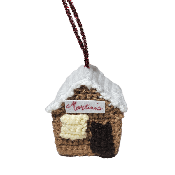 Martini's Bar Christmas Ornament Crochet Pattern - My Fingers Fly