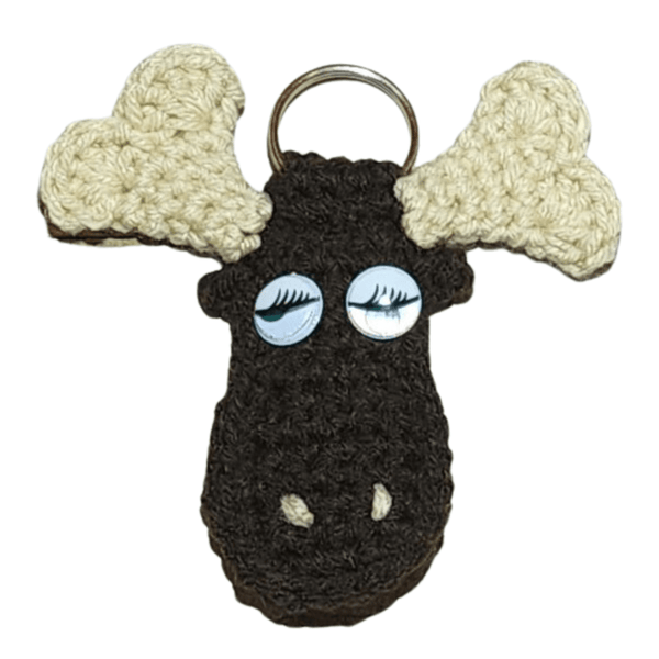 Moose Keychain Crochet Pattern - My Fingers Fly