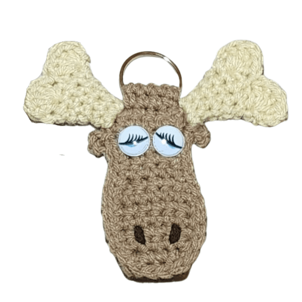 Moose Keychain Crochet Pattern - My Fingers Fly