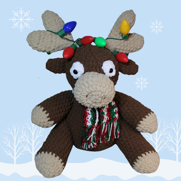 Merry ChristMoose Amigurumi Crochet Pattern