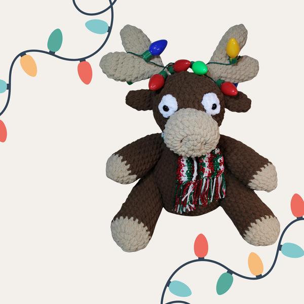 Merry ChristMoose Amigurumi Crochet Pattern