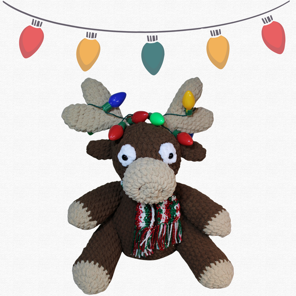 Merry ChristMoose Amigurumi Crochet Pattern