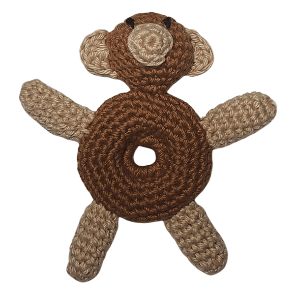 Orangutan Baby Rattle Crochet Pattern - My Fingers Fly