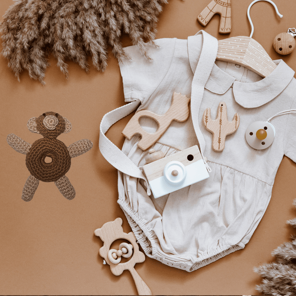 Orangutan Baby Rattle Crochet Pattern - My Fingers Fly