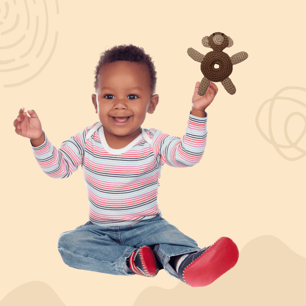 Orangutan Baby Rattle Crochet Pattern - My Fingers Fly