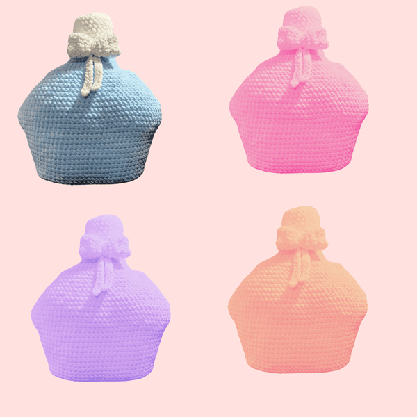 Perfume Bottle Pillow Crochet Pattern - My Fingers Fly