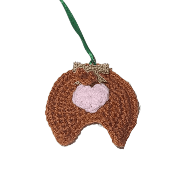 Pig Butt Christmas Ornament Crochet Pattern - My Fingers Fly