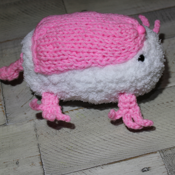 Pink Fairy Armadillo Addi Knitting Machine Pattern