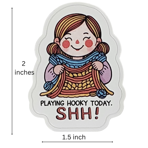 Playing Hooky Today Kiss Cut Stickers