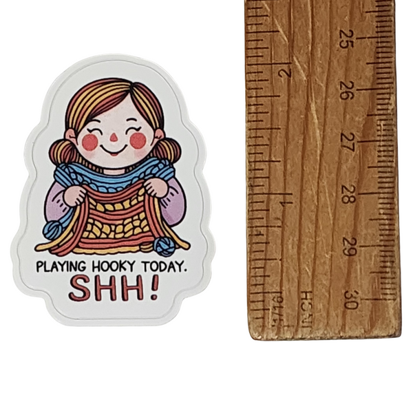 Playing Hooky Today Kiss Cut Stickers
