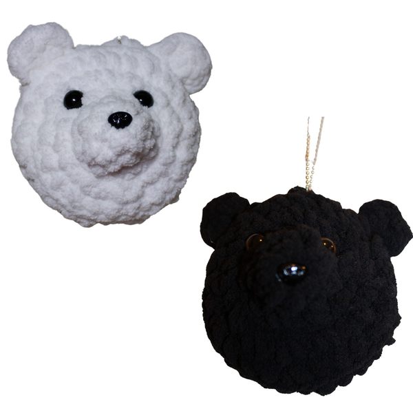 Crochet Polar Bear Keychain Pattern