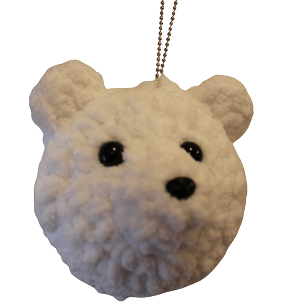 Crochet Polar Bear Keychain Pattern