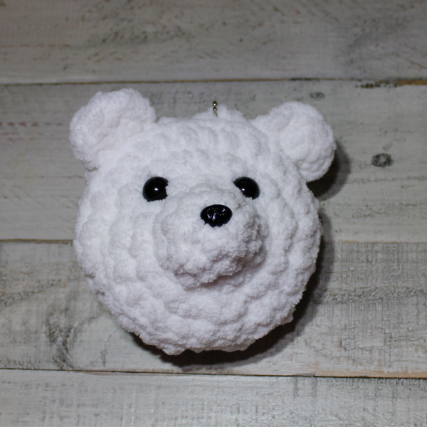 Crochet Polar Bear Keychain Pattern