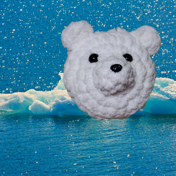 Crochet Polar Bear Keychain Pattern