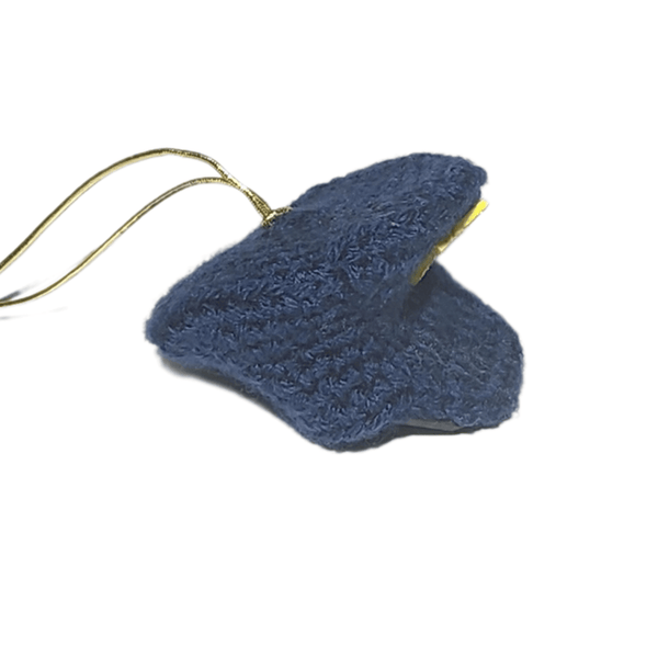 Policeman Hat Christmas Ornament Crochet Pattern - My Fingers Fly