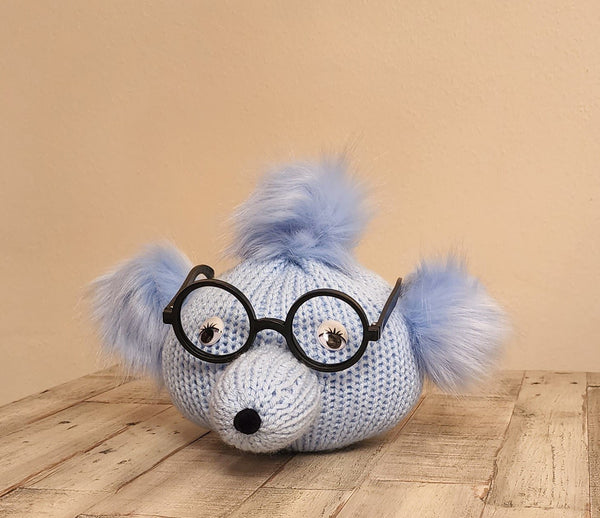 Poodle Eyeglass Holder Addi Knitting Machine Pattern - My Fingers Fly