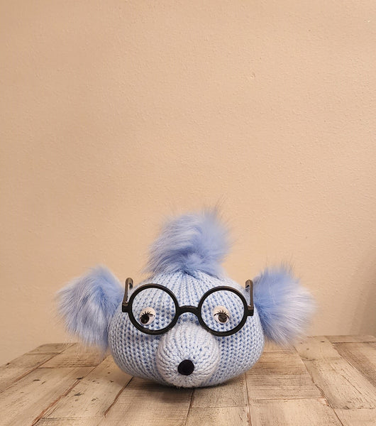 Poodle Eyeglass Holder Addi Knitting Machine Pattern - My Fingers Fly