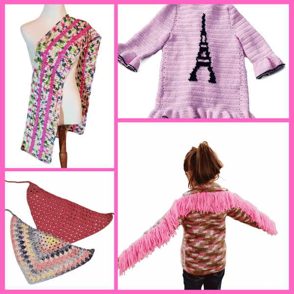 Pretty Pink Patterns to Crochet Ebook - My Fingers Fly
