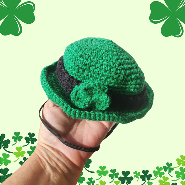 St. Patrick's Day Dog Hat Crochet Pattern