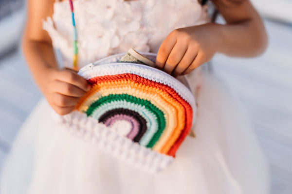 Rainbow Crossbody Bag Crochet Pattern - My Fingers Fly