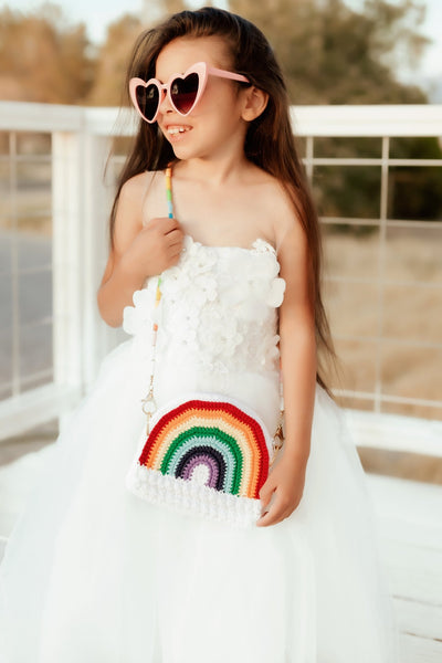 Rainbow Crossbody Bag Crochet Pattern - My Fingers Fly