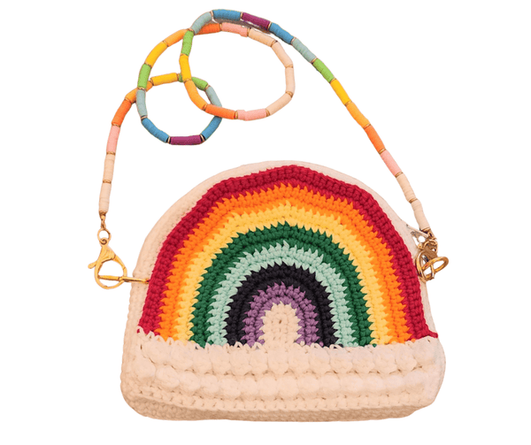 Rainbow Crossbody Bag Crochet Pattern - My Fingers Fly