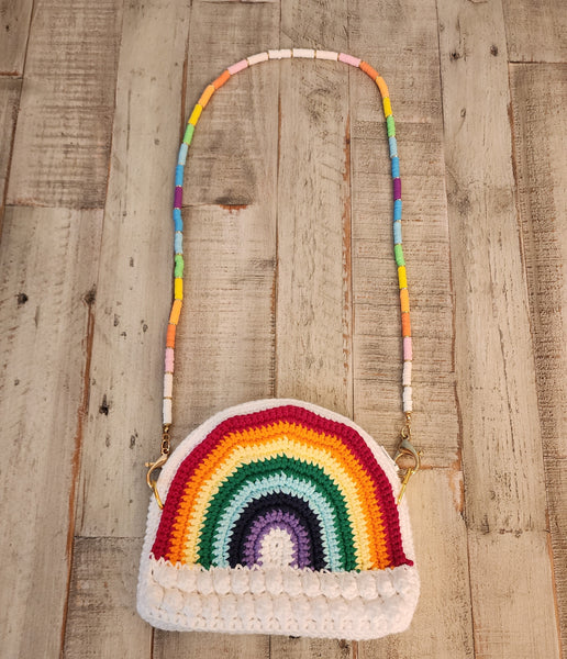 Rainbow Crossbody Bag Crochet Pattern