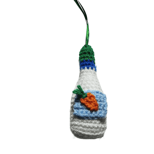 Ranch Dressing Christmas Ornament Crochet Pattern - My Fingers Fly