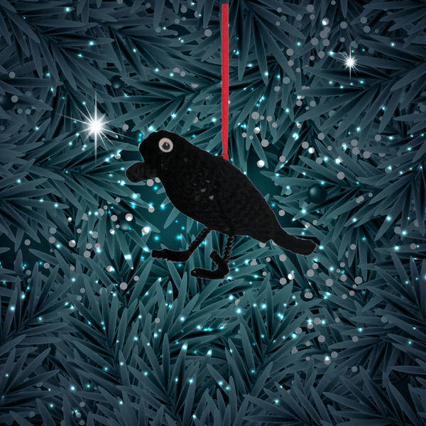 Raven Ornament Crochet Pattern - My Fingers Fly