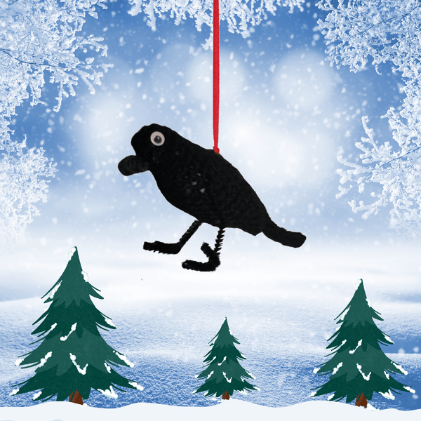 Raven Ornament Crochet Pattern - My Fingers Fly