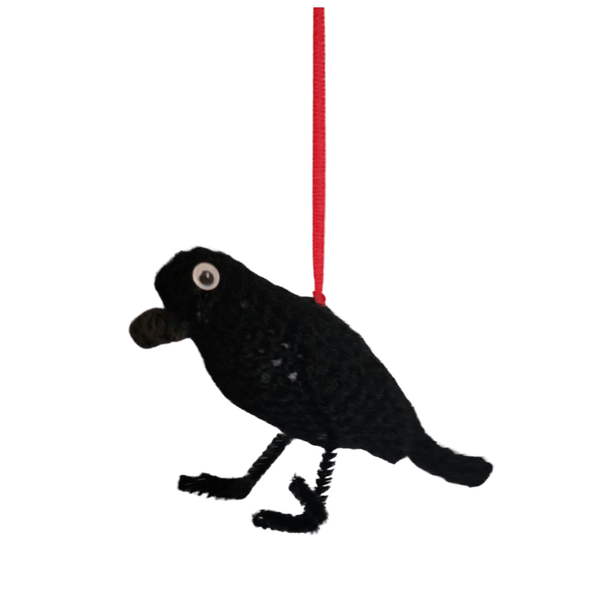 Raven Ornament Crochet Pattern - My Fingers Fly