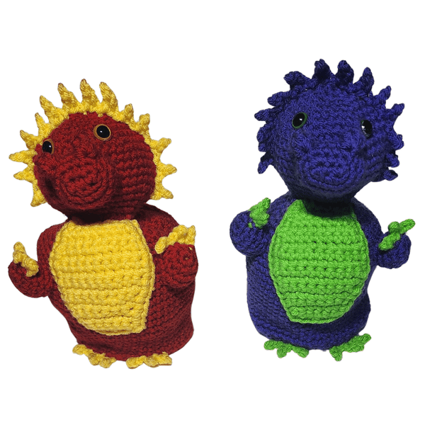 Reversible Dragon Egg & Baby Dragon Amigurumi Crochet Pattern - My Fingers Fly
