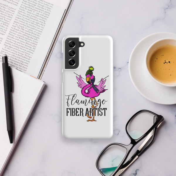 Samsung® Phone Case, Flamingo Fiber Artist - My Fingers Fly
