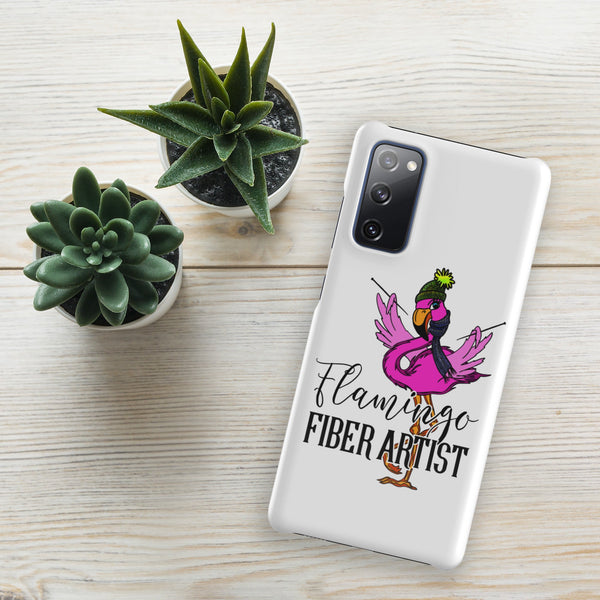 Samsung® Phone Case, Flamingo Fiber Artist - My Fingers Fly