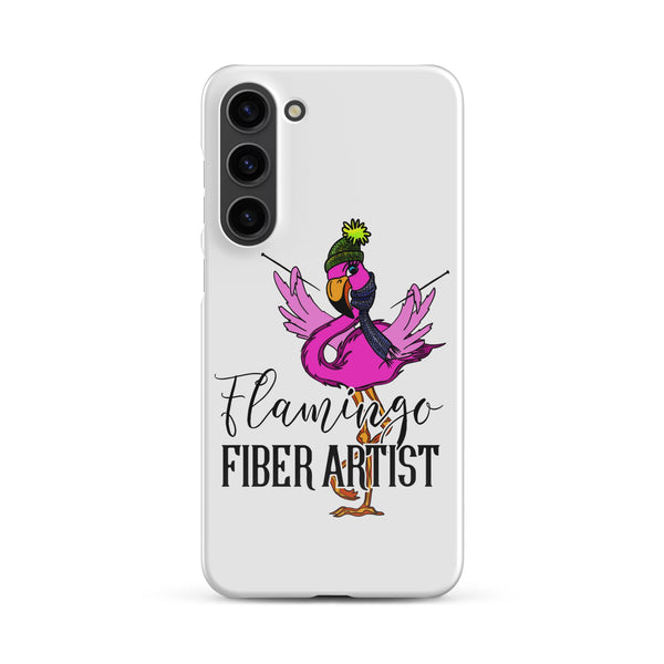 Samsung® Phone Case, Flamingo Fiber Artist - My Fingers Fly