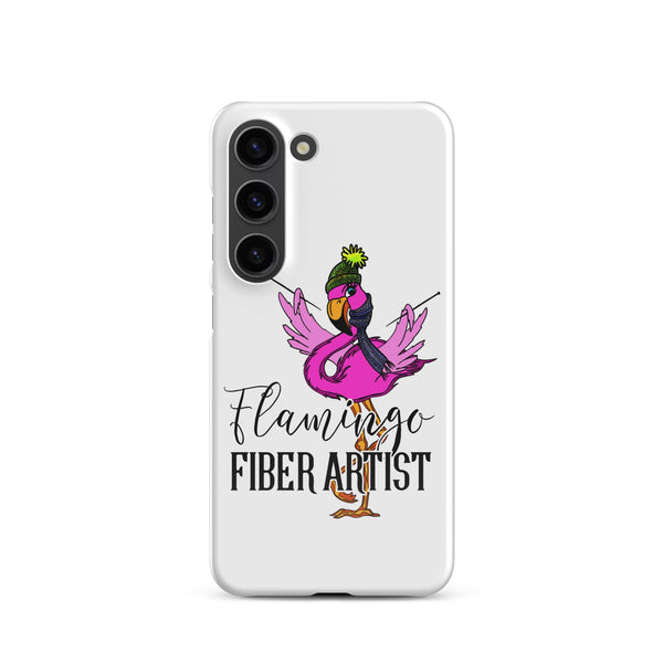 Samsung® Phone Case, Flamingo Fiber Artist - My Fingers Fly