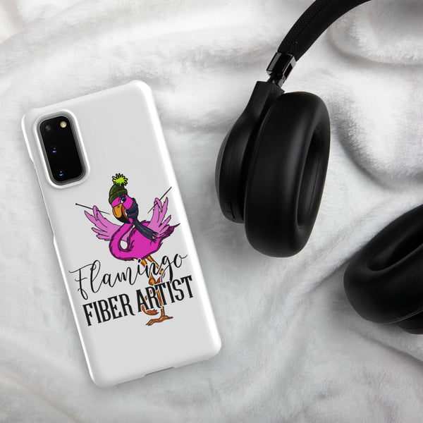 Samsung® Phone Case, Flamingo Fiber Artist - My Fingers Fly