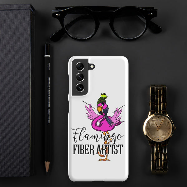 Samsung® Phone Case, Flamingo Fiber Artist - My Fingers Fly