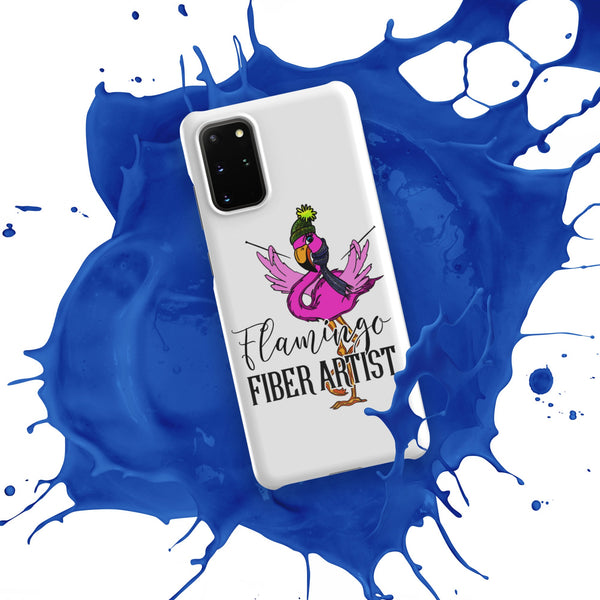 Samsung® Phone Case, Flamingo Fiber Artist - My Fingers Fly