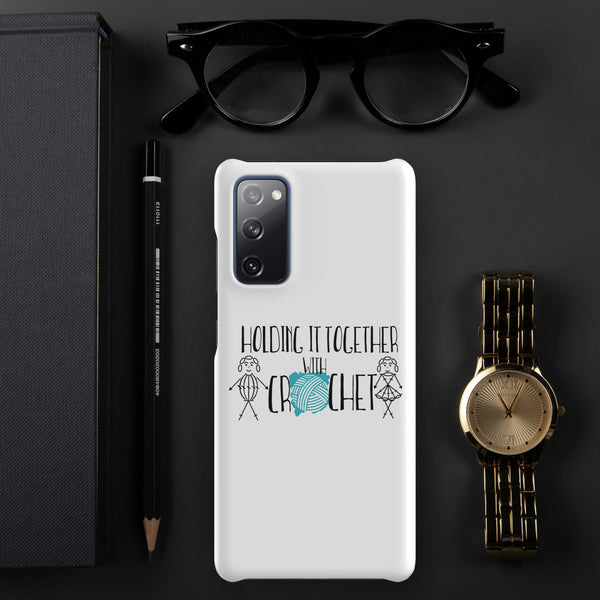 Samsung® Phone Case, Holding it Together with Crochet - My Fingers Fly