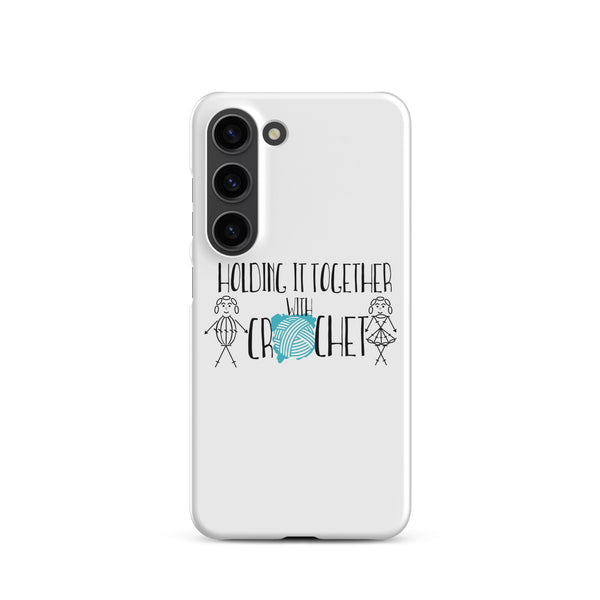 Samsung® Phone Case, Holding it Together with Crochet - My Fingers Fly