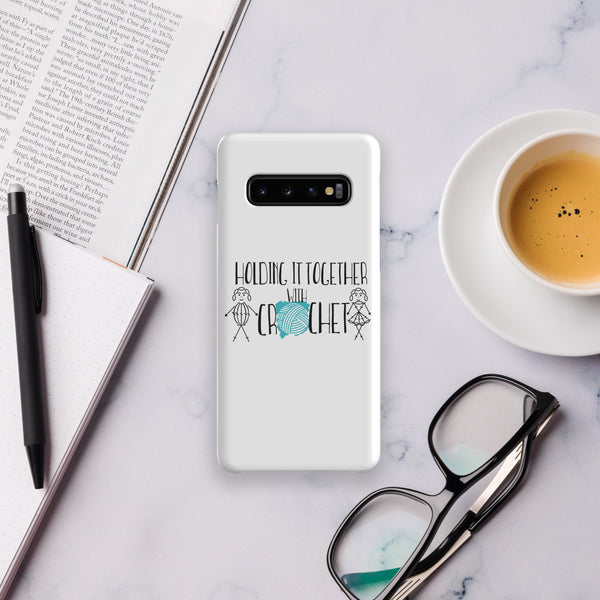 Samsung® Phone Case, Holding it Together with Crochet - My Fingers Fly