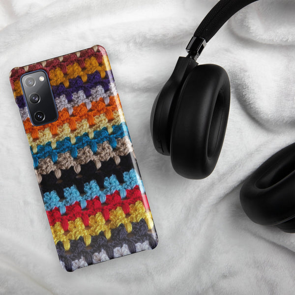 Samsung® Phone Case - Kittens in a Row Afghan Graphic - My Fingers Fly