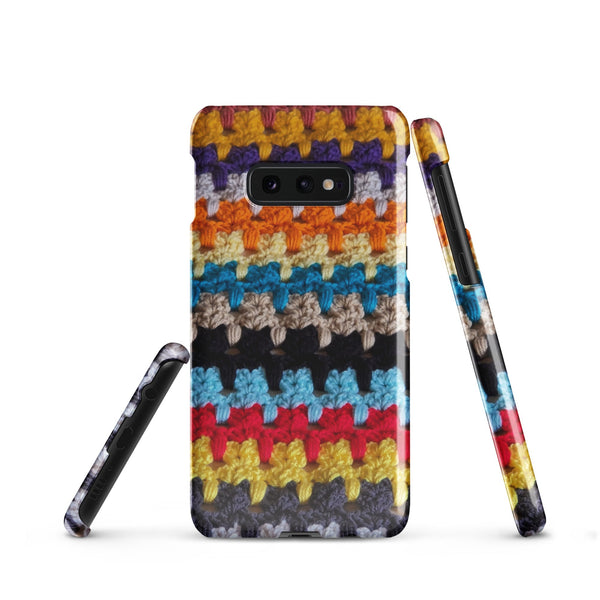 Samsung® Phone Case - Kittens in a Row Afghan Graphic - My Fingers Fly