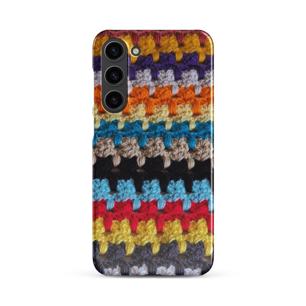 Samsung® Phone Case - Kittens in a Row Afghan Graphic - My Fingers Fly