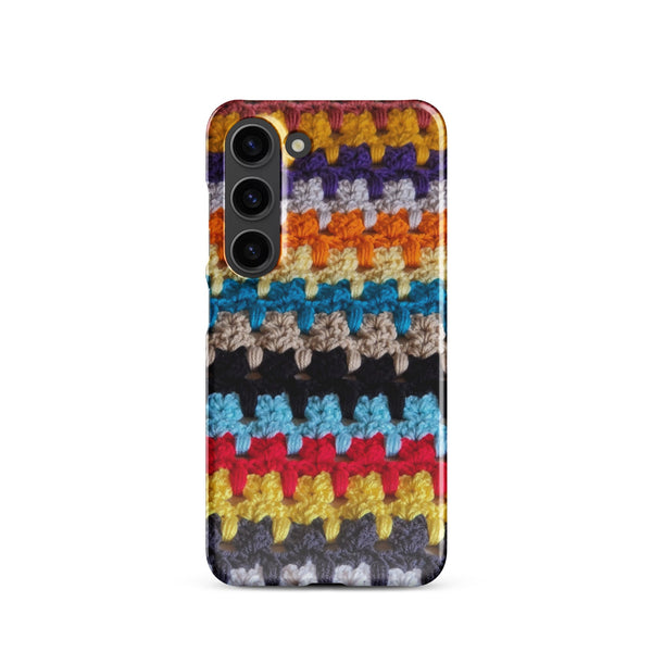 Samsung® Phone Case - Kittens in a Row Afghan Graphic - My Fingers Fly