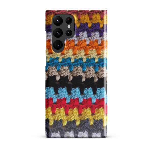 Samsung® Phone Case - Kittens in a Row Afghan Graphic - My Fingers Fly