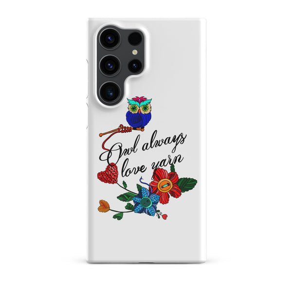 Samsung® Phone Case, Owl Always Love Yarn - My Fingers Fly