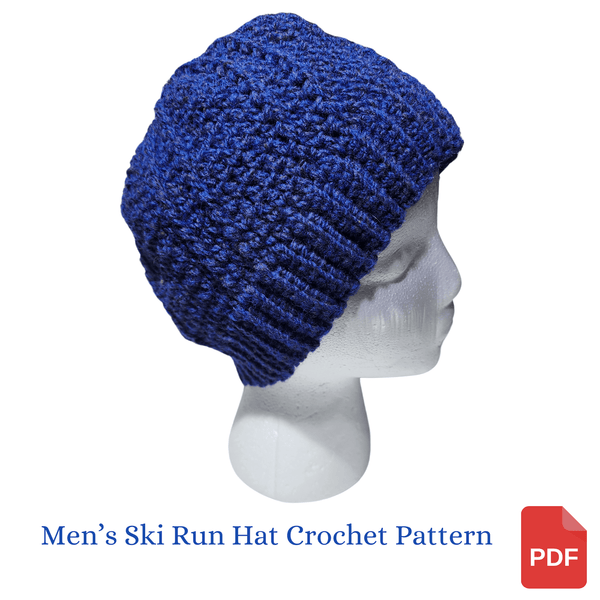 Ski Slope Hat Crochet Pattern - My Fingers Fly