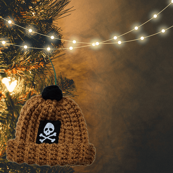 Skull Beanie Ornament Crochet Pattern - My Fingers Fly